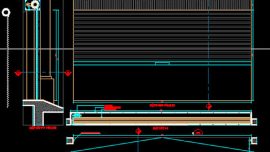 ký hiệu cửa cuốn trong Cad